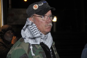 Viet Nam veteran Sam Adams at Vietnam Veterans Memorial Plaza Oct. 7, 2012. Photo by ELLEN DAVIDSON